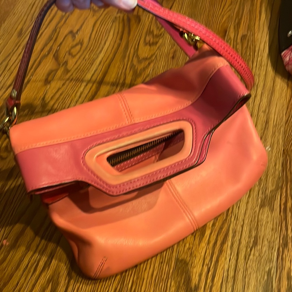 Coach | leather fold over Bonnie bag 13388